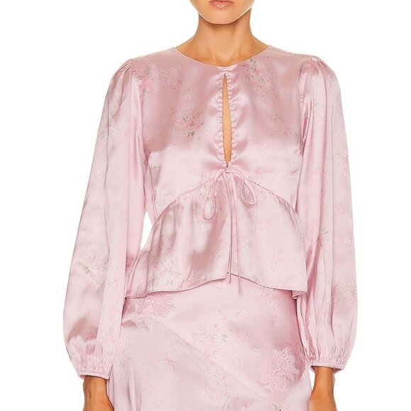 LoveShackFancy Arendelle Top in Dusted Petals Size Large - Picture 1 of 4